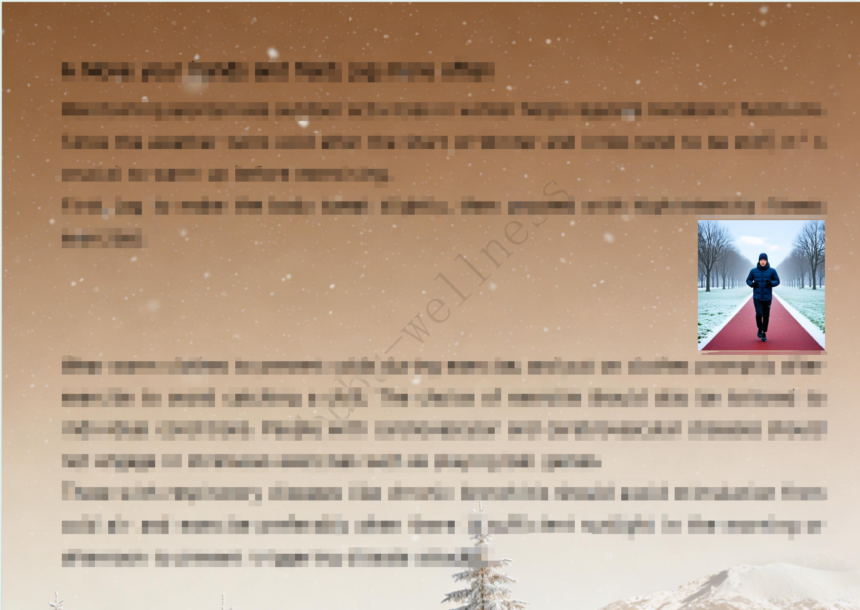 The Winter Protocol (Male Edition)